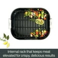 thumbnail image 4 of All-Clad HA1 Nonstick Hard Anodized Roaster with Rack Cookware, 13 x 16 inch, 4 of 8