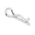 thumbnail image 3 of Unique Bargains 1mm x 16mm Hair Pin Shaped Zinc Plated Cotter Clip Silver Tone 50Pcs, 3 of 4
