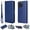 Blue, variant on For iPhone 16 Pro Max Case Detachable Wallet, PU Leather Flip Folio Cover with Credit Card Holder, Money Pocket, Magnetic Closure, Hand Strap, Car Mount Support, Full Body Protection,Blue