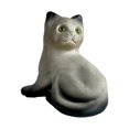 thumbnail image 4 of Estatua de gato Estatuilla de animal Decorativa Adorno de resina creativa Colección de arte Estatuilla de paisaje para balcón Gabinete de mesa Césped BLESIY estatuas de patio, 4 of 8