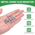thumbnail image 3 of Uxcell 25Pcs 1.5K Ohm Resistor,  3 Watts 5% Tolerance Metal Oxide Film Resistor Axial Flame Proof for DIY Electronic Projects Circuits Experiments, 3 of 6