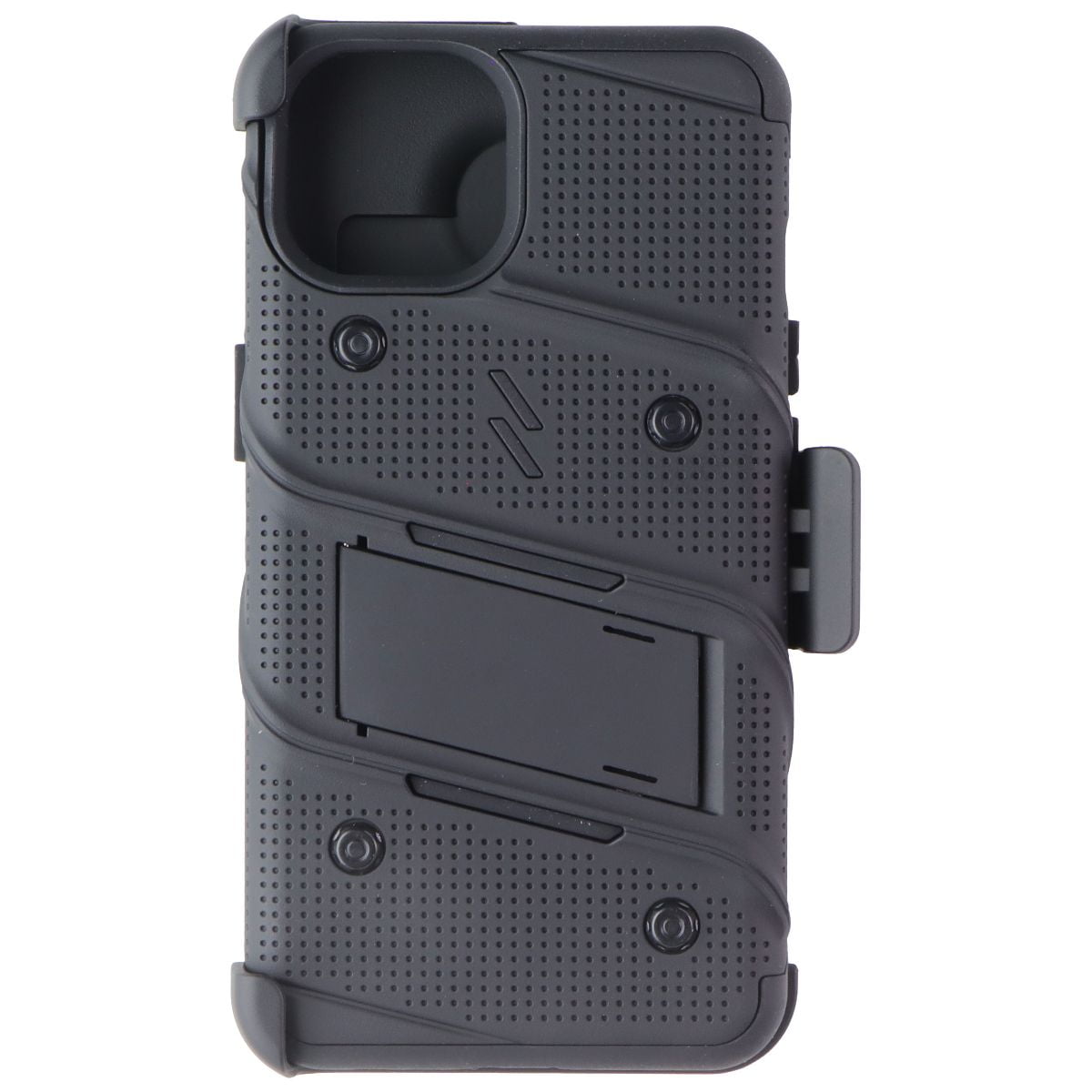 ZIZO Bolt Bundle with Case/Holster/Tempered Glass for Apple iPhone 13 - Black