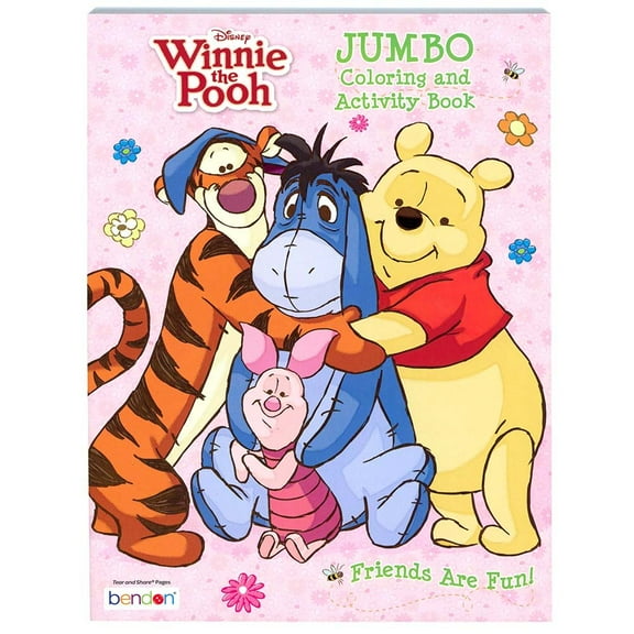 Disney Winnie The Pooh 80 pg Coloring Book, 7.75" x .25" x 10.7"
