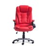 Executive Ergonomic PU Leather Heated Vibrating Massage Office Chair