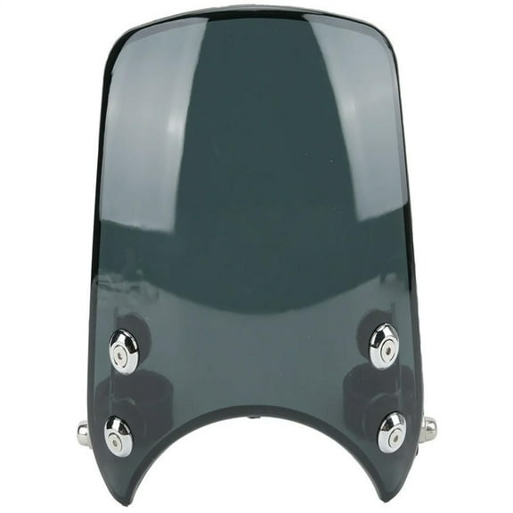 FOR Motorcycle Windshield Headlight Fairing 180° Adjustable for 1.5-1.6in Front ForkBlack
