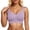 Purple, variant on Women's Seamless Wireless Sports Bras Push up Deep V No Underwire Supportive Bralettes Plus Size Fixed Point Full Coverage Lift Comfort Solid Color Everyday Workout Bra Purple M