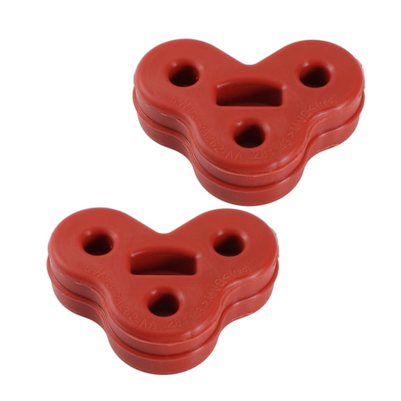 2pcs 3 Holes Muffler Exhaust Hanger for Jaguar XJ XJL C2C32948 Exhaust Rear Muffler Insulator for Jaguar XF 2008-2018 2W935A262EA