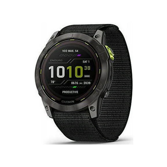 Garmin Enduro™ 2 – Ultraperformance Watch, Long-Lasting GPS Battery Life, Solar Charging, Preloaded Maps