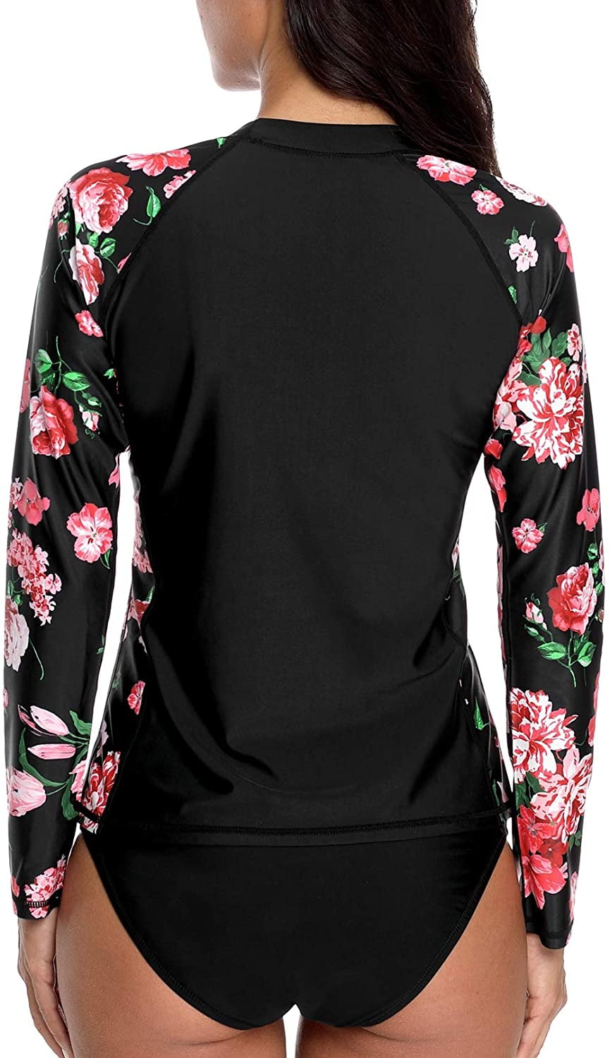 Women Rash Guard Swim Shirts Long 