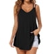 thumbnail image 2 of Blusa holgada sin mangas con escote en V y tirantes finos para mujer para fiestas de verano, 2 of 5