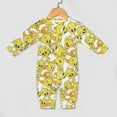 thumbnail image 4 of Animation Tweety Baby Rompers One-Piece Long Sleeve Jumpsuit Bodysuits Newborn Infant Toddler Outfit Kid Clothes Sets, 4 of 8