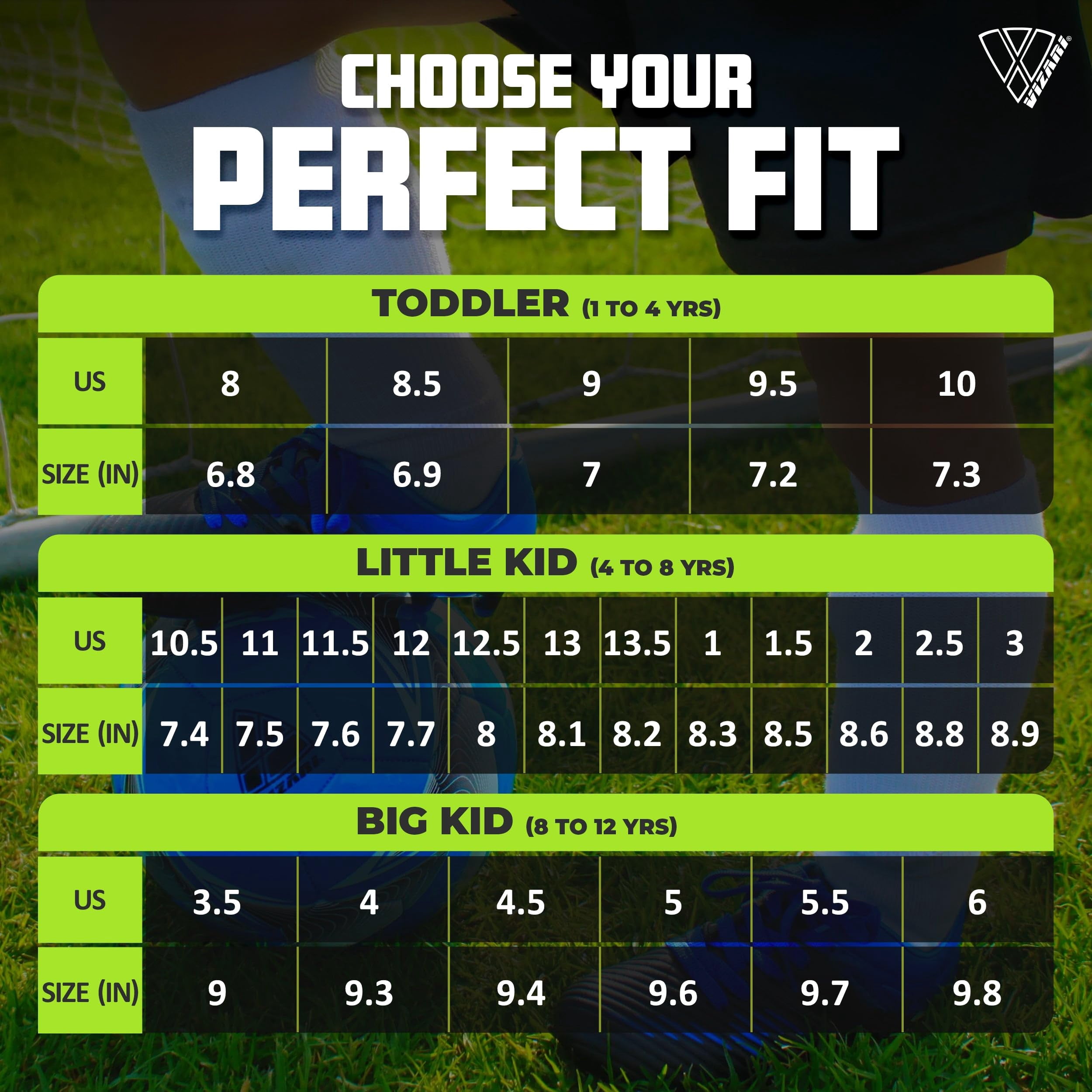Vizari Liga Firm Ground Soccer Cleats for Kids – Durable, Lightweight, and Comfortable Soccer Shoes for Boys and Girls,Orange,12