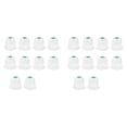 thumbnail image 1 of YWIYIUD 20PCS 7.68x6.3inch Practical Transparent Garden Cloche Dome with Air Ventilation Design PlantPot Domes for Humidity and Frost Protection and Indoor Outdoor Gardening, 1 of 8