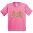 thumbnail image 3 of Inktastic Twin Gingerbread Boy and Girl Co Youth T-Shirt, 3 of 5