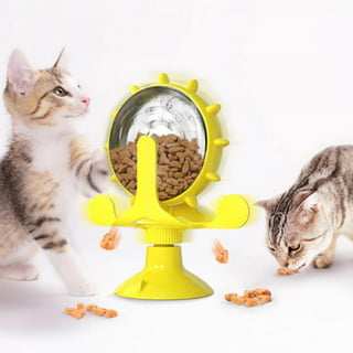 Cat Food Puzzle Feeder, Cat Brain Stimulation Feeder Treat Game