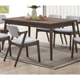 thumbnail image 2 of CoSoTower Contemporary Walnut Finish 1pc Dining Table Only Solid Wood Rectangle Table Melamine MDF Dining Room Furniture, 2 of 9
