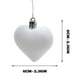 thumbnail image 3 of Día de San Valentín Decoración de corazón de terciopelo 2.36in adorno colgante para fiesta de aniversario de bodas decoración de tema de amor, 3 of 8