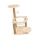 thumbnail image 4 of para gatos de madera, cápsula espacial transparente con postes rascadores, muebles para gatos, cama para gatos, torre para trepar para conejitos 38x63cm, 4 of 9