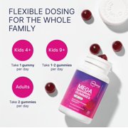 Microbiome Labs MegaSporeBiotic Kids Probiotic - Spore Based Gummy Probiotics for Kids - Supports Gut Health & Immunity with Bacillus Probiotic Blend - Berry Flavored 30 Gummies