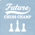 thumbnail image 3 of Inktastic Future Chess Champ Game Champion Baby Burp Cloth, 3 of 3