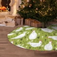 thumbnail image 5 of Defioc Lovely Chickens for Christmas Tree Skirt Snowman Xmas Tree Skirt Farmhouse Christmas Decorations Tree Mat for Holiday Party Decor-30", 5 of 6