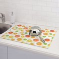 thumbnail image 6 of Sikiie Colorful Lemons Dish Drying Mat, Kitchen Counter Mat, Self Drying Mat for Kitchen Counter Dish Drying Pad ,for Dishes, Utensils, Pots and Pans（24" x 18"）, 6 of 7