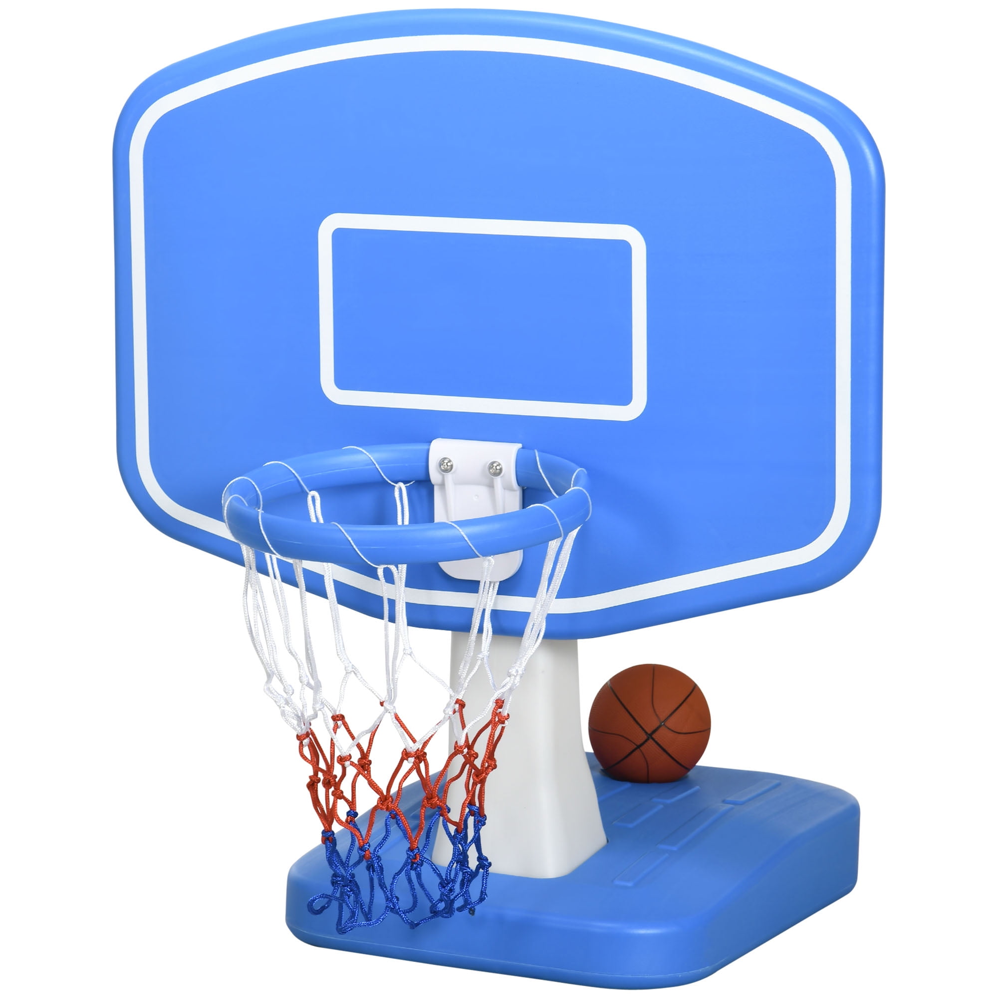 Aibecy Pool Basketball Hoop Poolside with Ball, Pump for Inground Pools