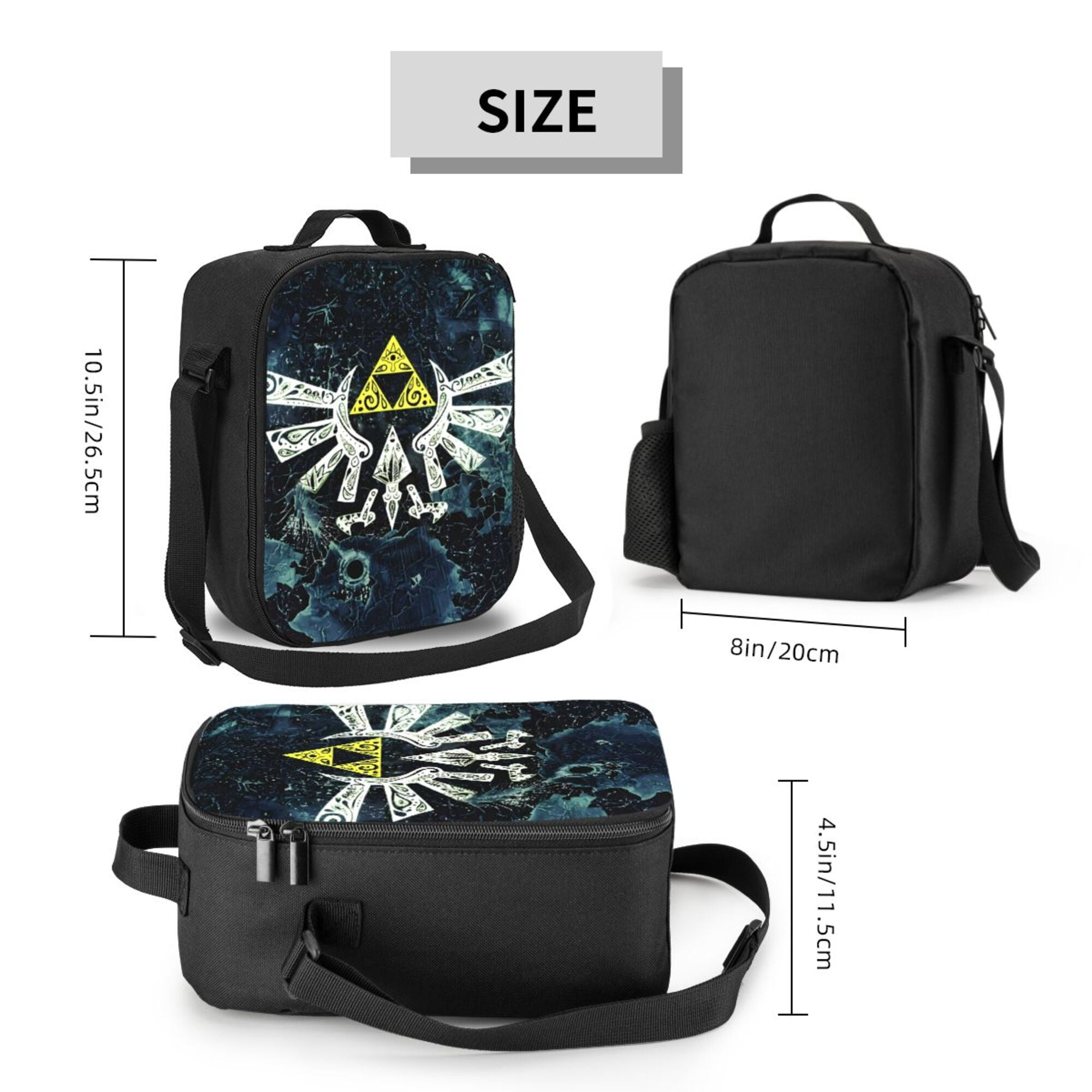 The Legend Of Zelda Lunch Box Portable Lunch Bag Woman Man Teen Work Office With Lunch Storage Bag Reusable