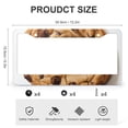 thumbnail image 3 of License Plate Cover Chocolate Cookie Licenses Plates Frames Front Licenses Plate Covers Car Tag Frame 2 Pack Christmas Cookies Metal License Plate Frames for Women Men US Vehicles, 3 of 6