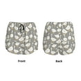 thumbnail image 3 of Picia Herd of ducks Pattern Women's 2 in 1 Athletic Running Shorts High Waisted Workout Casual Gym Sweat Shorts with Comfy Liner Zipper Pockets-Large, 3 of 7
