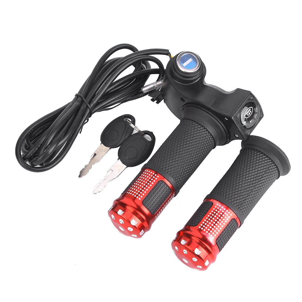 E-Bike Thumb Throttle Display, Scooter  Throttle Automatically Identified High Quality Rubber Plastic  For E-Bike Red