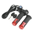 thumbnail image 3 of Scooter Twist Throttle, E-Bike Thumb Throttle Display Plastic  Rubber Displayed In Real Time  For E-Bike Red,silver, 3 of 7