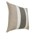thumbnail image 4 of Ox Bay Euro Hand-Woven Striped Linen Throw Pillow, 20" x 20", 4 of 8