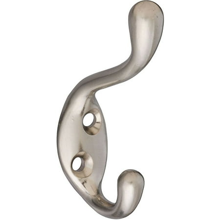 

3PC National Manufacturing Sales V166 Satin Nickel Hd Clothes Hook / 1 PK