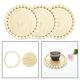 thumbnail image 3 of Posavasos para tazas de té, , vajilla de natural, pino, bricolaje, resistente al calor, para taza de , manteles individuales, 3 of 9