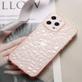 thumbnail image 2 of Compatible with iPhone Case,Glitter Sparkle Bling Crystal Clear Diamond Pattern Camera Lens Bumper Protection Transparent Soft Shockproof Cover Phone Case (Pink,iPhone 13 Pro), 2 of 10
