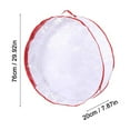 thumbnail image 4 of Christmas Tree Storage Box Plastic Hard Xmas Tree Container Sided Transparent 29.9in Christmas Wreath Christmas Ring Storage Bag PVC, 4 of 7