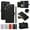 Black, variant on Crossbody Case For Google Pixel 8 Pro Wallet Zipper Case with Crossbody Shoulder Strap & Wrist Strap Flip Kickstand Purse Card Slots [RFID Blocking] Elegant PU Leather Phone Cover,Red