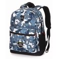thumbnail image 1 of SUISSEWIN Water Resistance Unisex Backpack - Camouflage Blue, 1 of 7