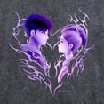 thumbnail image 2 of Mens KPop Demon Hunters Jinu and Rumi Love Lightweight Hoodie, 2 of 2