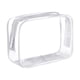 thumbnail image 3 of Neceser impermeable Bolsa de cosméticos transparente Bolsa de cosméticos portátil multipropósito reutilizable para mujeres y hombres Bolsa de embalaje Blanco Yinane Bolsas de maquillaje transparentes, 3 of 8