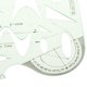 thumbnail image 3 of 1 Unidad Plantilla Matemáticas Profesionales de Dibujo Hecho de Plástico Transparente DIY 204x120mm Soledad Plantilla de dibujo, 3 of 6
