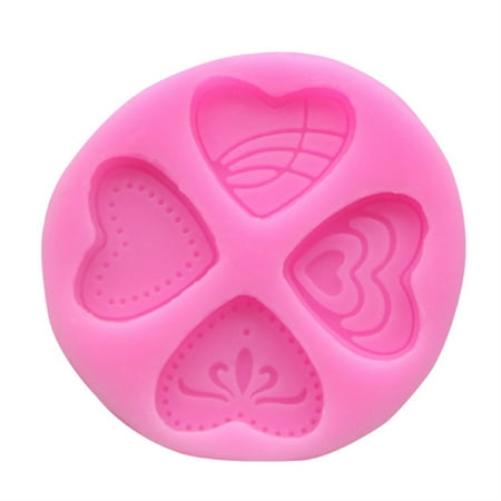 

3D Love Heart Bakeware Cookie Mold Biscuit Mold DIY Cartoon Press Baking Mold