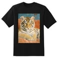 thumbnail image 2 of Plus Size Shirt for Women Black Tops for Women Short Sleeves Shirt for Women Tiger T Shirt Oversized Shirt for Women S, 2 of 5