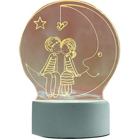 

Creative gift 3d night light novel and peculiar LED small table lamp