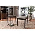 thumbnail image 6 of Renaud Modern Sand Fabric Upholstered 2-Piece Dining Chair Set, 6 of 6