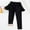 Black, variant on Piuwrlz Kids Plain Leggings Girls Thin Long Pants Yoga Pant Black Size 8 Years