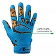thumbnail image 3 of Cutters, Game Day Football Receiver Gloves, Youth, L/XL, Feed Me, 3 of 5