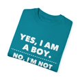 thumbnail image 3 of Humorous Long Haired Dudes Sassy Gag Sayings Funny Comments Loners Hairstyle Men Women Unisex Garment-Dyed T-shirt, 3 of 4