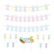 thumbnail image 2 of Decoraciones de pancartas de Pascua, pancarta feliz de Pascua para ventana, fiesta temática de primavera, 2 of 9